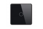 Akubela 1 Gang Touch Switch (EU version) - Black